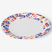 Assiettes En Carton Les pétards pour 4 juillet (Angle)