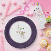 Assiettes En Carton Les plaques à papier de lis de Pâques il est levé (Fête)