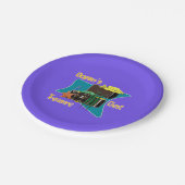 Assiettes En Carton Les plaques de papier trésor de l'océan (Angle)