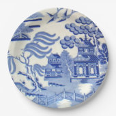 Assiettes En Carton Les plats bleus incassables de saule 9 pouces (Devant)