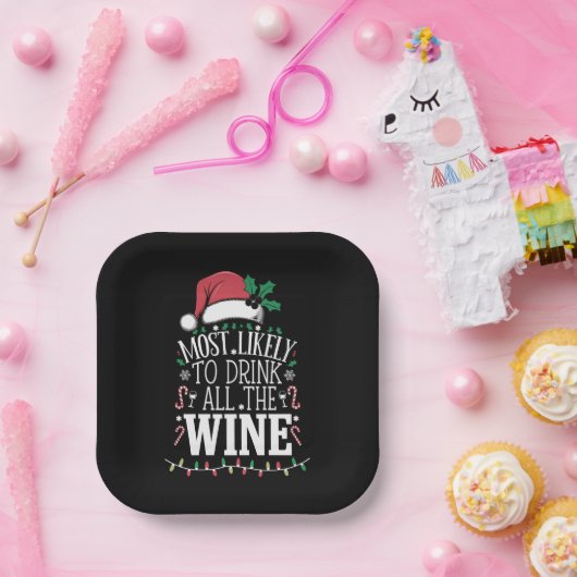 Assiettes En Carton Les Plus Susceptibles De Boire Noël Toute La Famil (Fête)