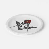 Assiettes En Carton Les Racines des rétrécissements (Angle)