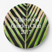 Assiettes En Carton Les rayures de la nature (Devant)