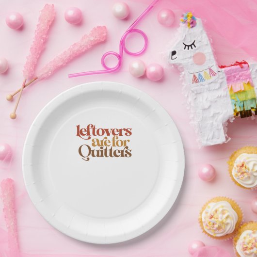 Assiettes En Carton Les Restes Drôle Sont Pour Les Quitters Thanksgivi (Fête)