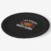 Assiettes En Carton Les Restes Sont Pour Les Quitters Cool Minimal (Angle)