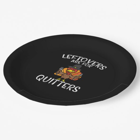 Assiettes En Carton Les Restes Sont Pour Les Quitters Drôle Hommes De (Angle)