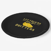 Assiettes En Carton Les Restes Sont Pour Les Quitters Essential Drôle (Angle)