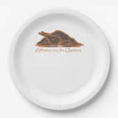 Assiettes En Carton Les Restes Sont Pour Les Quitters Turquie Graphic (Devant)