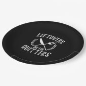 Assiettes En Carton Les Restes Sont Pour Quitter La Turquie Jour De Th (Angle)