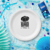 Assiettes En Carton Les restes sont pour Quitters Classic Funny Retro (Fête)