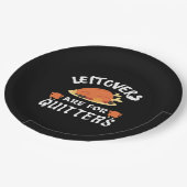 Assiettes En Carton Les restes sont pour Quitters Classic Funny Retro (Angle)