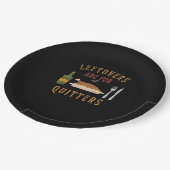 Assiettes En Carton Les Restes Sont Pour Quitters Classic Unique Graph (Angle)