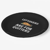 Assiettes En Carton Les restes sont pour Quitters Creative Décontracté (Angle)