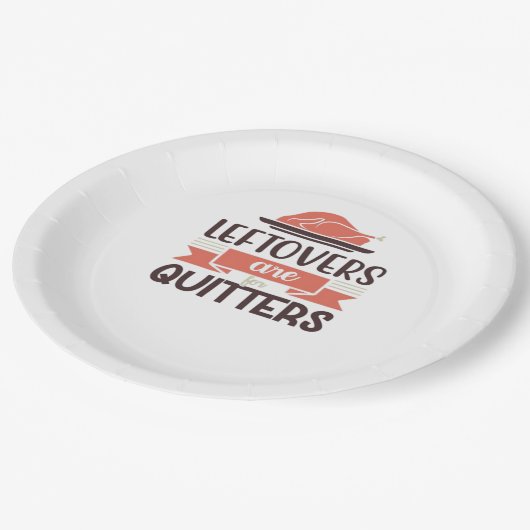 Assiettes En Carton Les Restes Sont Pour Quitters Drôle Thanksgiving Q (Angle)