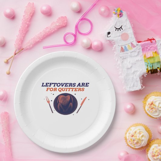 Assiettes En Carton Les Restes Sont Pour Quitters Funny Thanksgiving C (Fête)