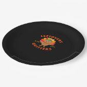 Assiettes En Carton Les Restes Sont Pour Quitters mignonnes Gobble Tha (Angle)