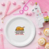 Assiettes En Carton Les Restes Sont Pour Quitters Thanksgiving Fun Cla (Fête)