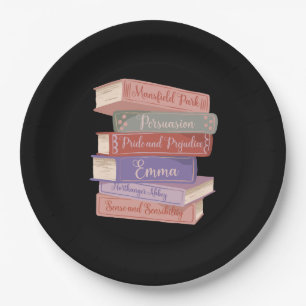Assiettes En Carton Les romans de Jane Austen V
