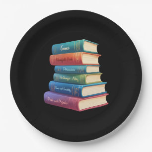 Assiettes En Carton Les romans de Jane Austen VIII