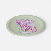 ASSIETTES EN CARTON LES SARDAIRES DE SOMMEIL S'ÉLEVENT ET S'ÉLEVENT (Angle)