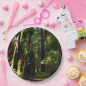 Assiettes En Carton Les séquoias et les fougères du parc national Redw (Fête)