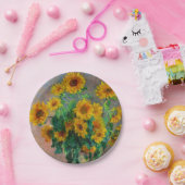 Assiettes En Carton Les tournesols Monet (Fête)