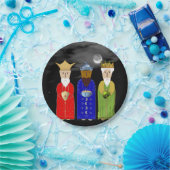 Assiettes En Carton Les trois plaques à papier de sages (Fête)