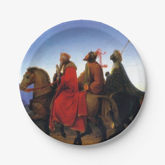 Assiettes En Carton Les Trois Sages (Devant)