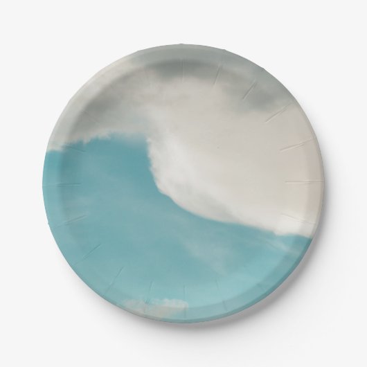 Assiettes En Carton les vagues de toutes les manières (Devant)