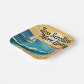 Assiettes En Carton Less Scrolling, More Living (Angulaire)