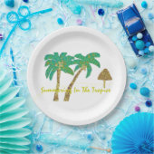 Assiettes En Carton L'Ésumer Dans Les Tropiques (Fête)