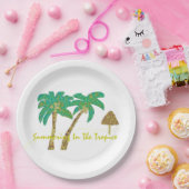Assiettes En Carton L'Ésumer Dans Les Tropiques (Fête)
