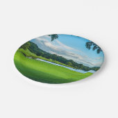 Assiettes En Carton L'Été Au Golf (Angle)