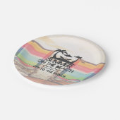 Assiettes En Carton L'été sur la plage | Personnalisé (Angle)