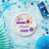 Assiettes En Carton Let's Bowl Kids Bowling Birthday Party (Fête)