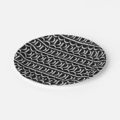 Assiettes En Carton Lettre initiale D monogramme (Angle)