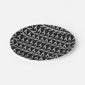 Assiettes En Carton Lettre initiale monogramme K (Angle)