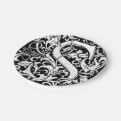 Assiettes En Carton Lettre S Monogramme médiéval Art Nouveau (Angle)