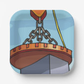 Assiettes En Carton Levage de grue (Recto)