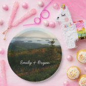 Assiettes En Carton Lever du soleil à Cadillac Mountain I (Fête)