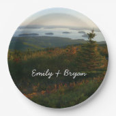 Assiettes En Carton Lever du soleil à Cadillac Mountain I (Devant)