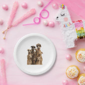 Assiettes En Carton Lévrier (Fête)