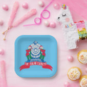 Assiettes En Carton L'Express polaire | Elfes debout En Train (Fête)