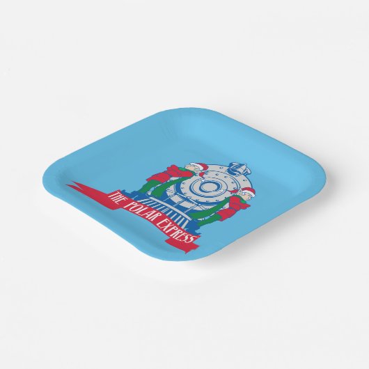 Assiettes En Carton L'Express polaire | Elfes debout En Train (Angulaire)