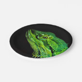 Assiettes En Carton Lézard de Dragon (Angle)