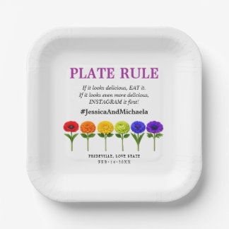 Assiettes En Carton LGBTQ+ Instagram Flourish Together
