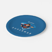 Assiettes En Carton L'homme de l'acier en vol (Angle)