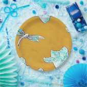 Assiettes En Carton libellule (Fête)