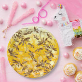 Assiettes En Carton Libellule Soleil (Fête)