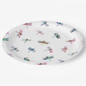 Assiettes En Carton libellules (Angle)